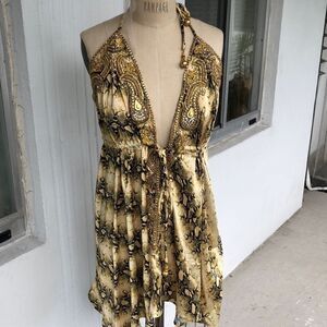 Manish Vaid Halter dress